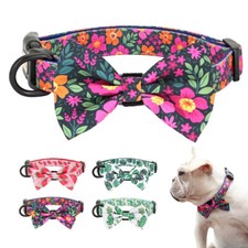  Soft &Comfy Bowtie Dog Collar