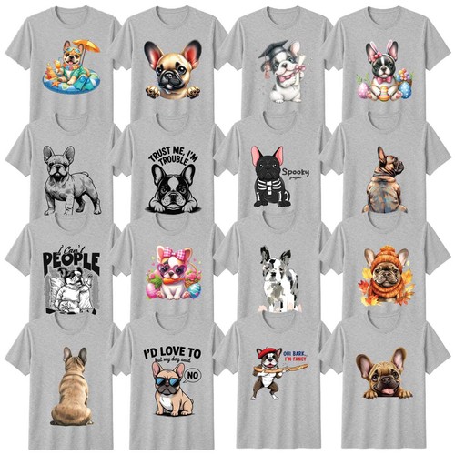 Watercolour dog shirt french - dog, t-shirt