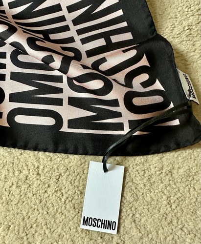 Moschino silk scarf - moschino,