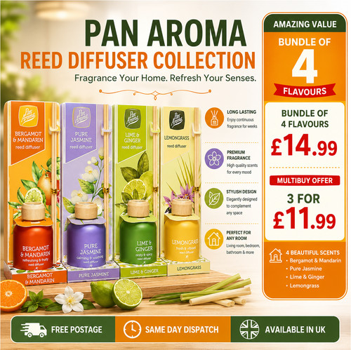 Pan aroma reed diffuser 50ml - aroma,