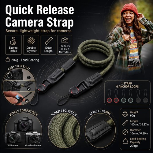 Camera strap quick release - quick,