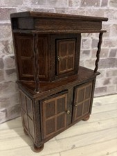 Dolls House 1/12 Scale Miniature Artisan Brian Masters Medieval Tudor Cupboard
