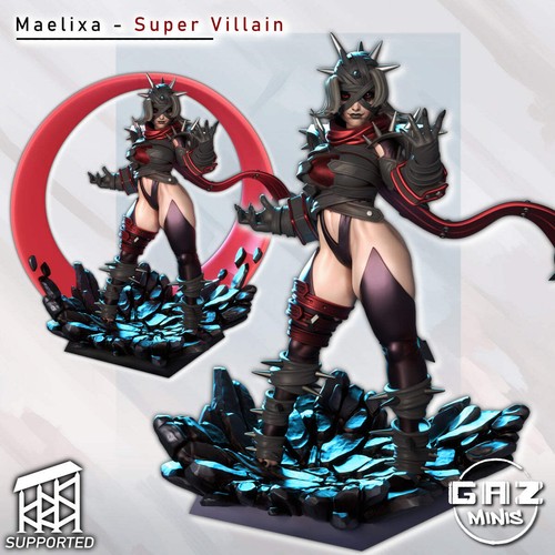 Maelixa super villian - super,