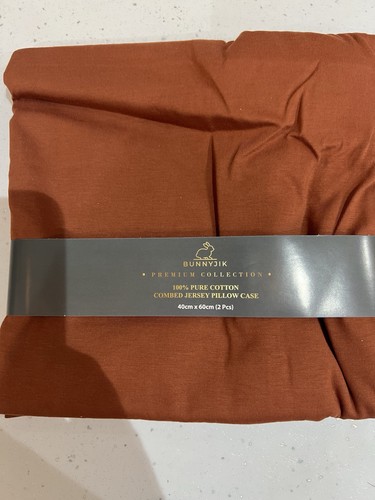 Terracotta pillowcases set - pillowcases,
