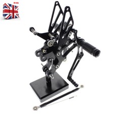 Racing black rearsets - rearsets, footpeg