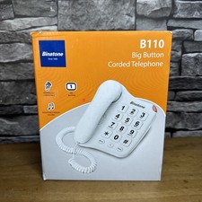 Binatone Big Button Corded Telephone B110 New Boxed Opened Never Used