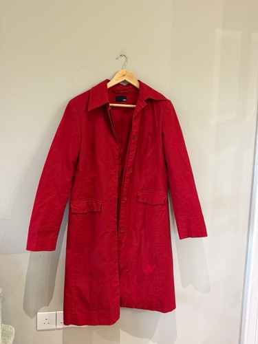 Women red mac style - red,