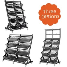 4-Tier Metal Veg&Fruit Retail