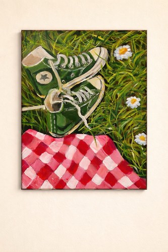Converse sneakers painting - converse,
