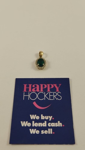 9ct yellow gold pendant set - pendant,