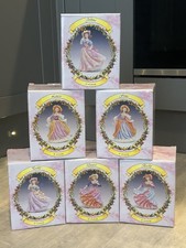Vintage Leonardo Collection lady Figurines (x6) 1997 in boxes - Fast P&P