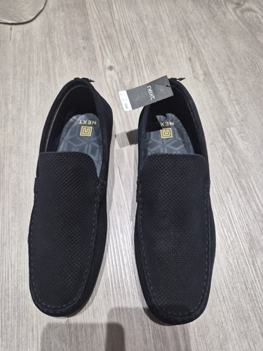 Next suede loafers navy size - suede, loafers.
