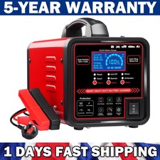 Heavy Duty Battery Charger Automatic Battery Maintainer Fit Car RV Brand 12V/24V