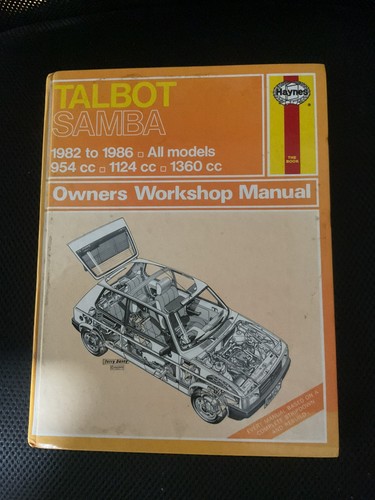 Talbot samba 1982 haynes - 1982-84,