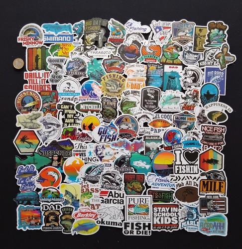Fishing stickers decals 10 - fishing,