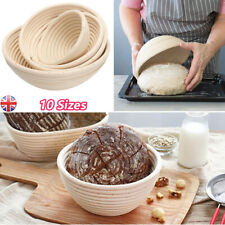 Ratten Bread Bowl with Liner Large Mixing Bowl Bread Dough Proofing (10 SIZES)