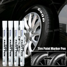 4x 6ml White Tire Paint Marker