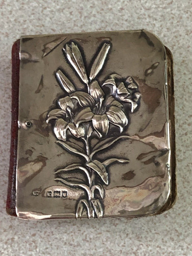 Antique silver book - silver,