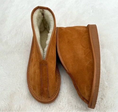 Men suede slippers boots - suede,