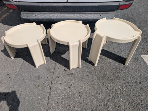 Retro kartell nesting tables - kartell,