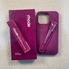Rhode Lip-tint Silicon Phone Cases WITH Lipgloss iPhone 11 12 13 14 15 16Pro Max