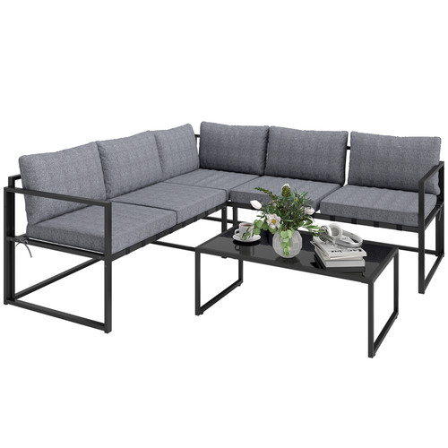 Shaped garden furniture - l, set