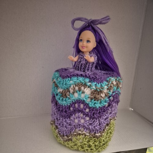 Retro toilet roll cover doll - cover,