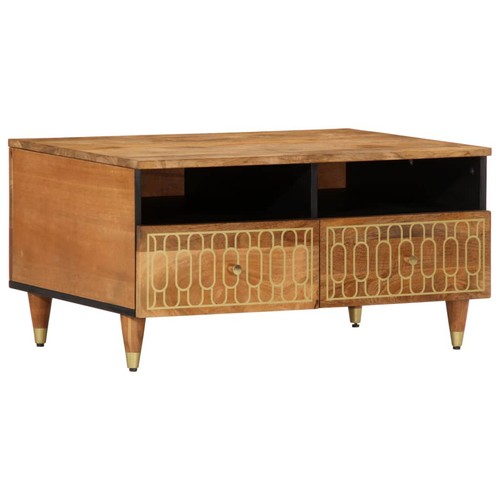Coffee table 80x54x40 solid - 80x54x40, cm