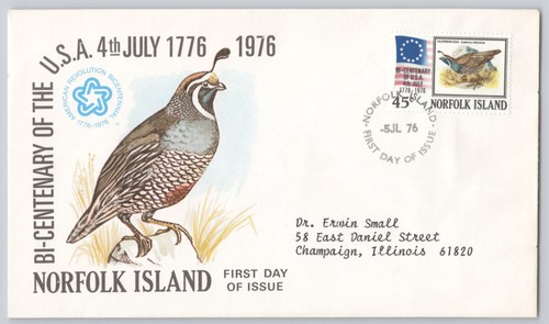 Norfolk californian quail - is.,