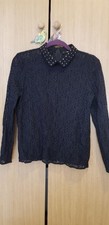 The Kooples size2/10 black lace blouse