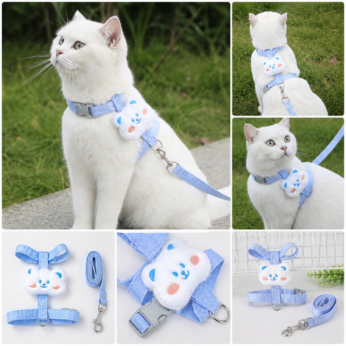 Adjustable cat harness and - cat,