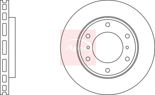 Brake disc front vented - brake,