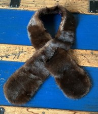 Vintage genuine Mink Fur Collar  shawl Scarf Re-enactment Goodwood 1 metre long
