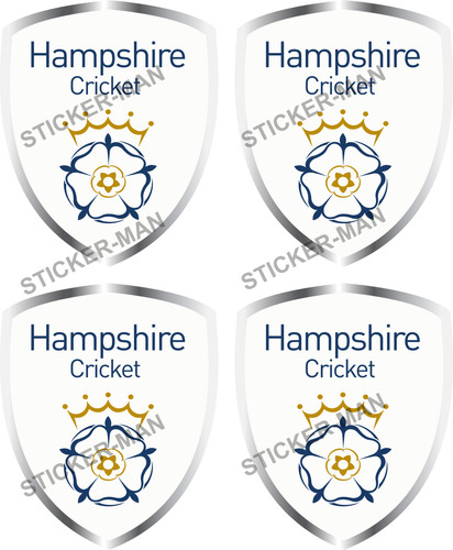 Hampshire cricket stickers - stickers, man