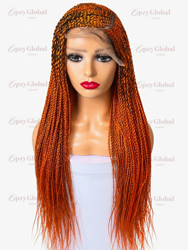 Cut lace front braided - c-cut,