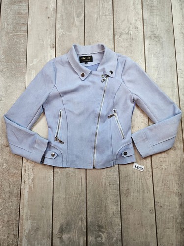 Woman faux suede - woman, biker