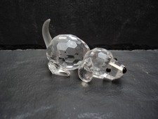 Swarovski Crystal Puppy Collectable Figurine - Genuine Etched