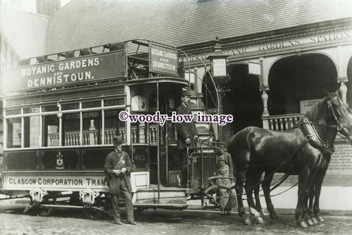 A0778 glasgow tram - horse, &