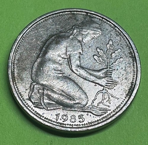 German pfennig coin - 50,