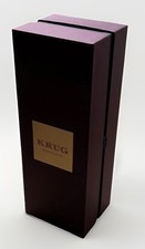 KRUG GRANDE CUVEÉ CHAMPAGNE EMPTY PRESENTATION GIFT BOX BURGUNDY GOLD