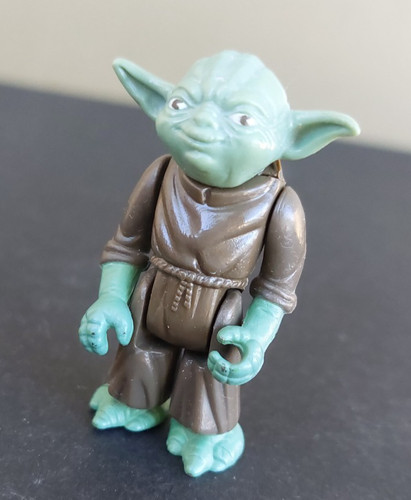Vintage star wars yoda - star,