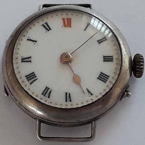 Ww1 silver cased - cased, watch