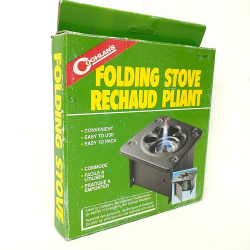 Coghlan folding stove burns - folding,