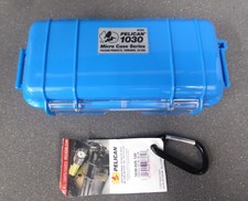 Peli 1030 Micro Case in Blue.    Water Resistant  Pelican Case 1030-025-120
