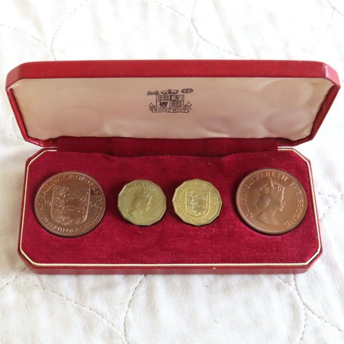 Jersey 1964 coin proof set - jersey, 4