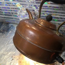 Touch Control Copper Kettle Light Stove Lamp Kitchen Spotlight Upcycled Aga Type