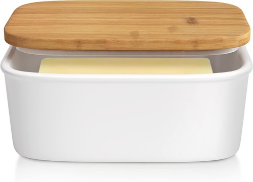 Butter dish with lid ceramic - butter,