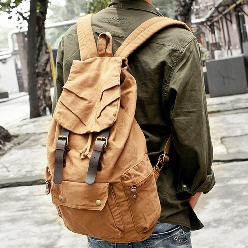 Vintage men casual canvas - casual,