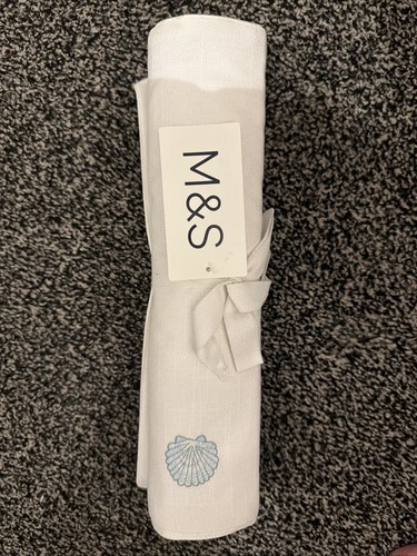 Cotton table runner white - table,