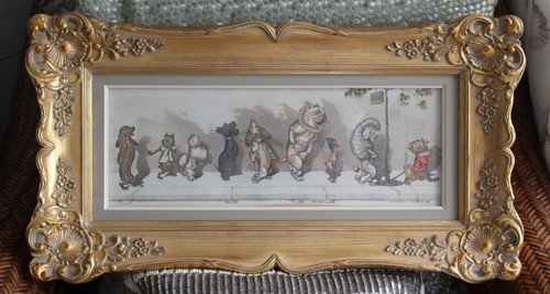 Vintage 1940 s - vintage, framed